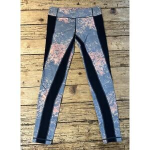 VMMA Women’s Size M Grey/Orange Yoga Running 7/8 Leggings